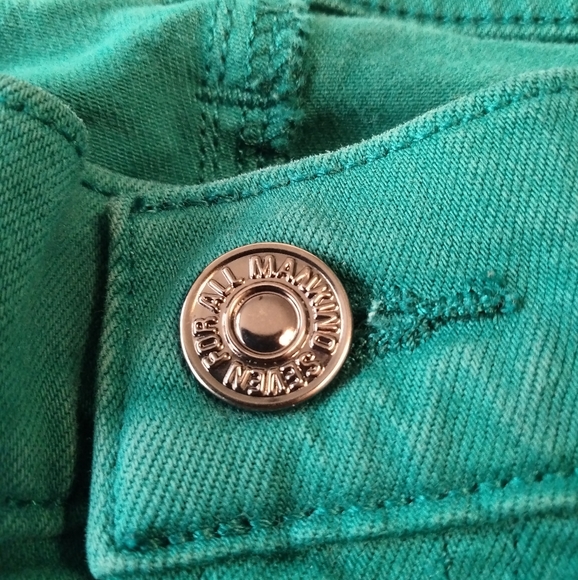 ✨7 For All Mankind ✨ Green Jeans - Picture 8 of 12